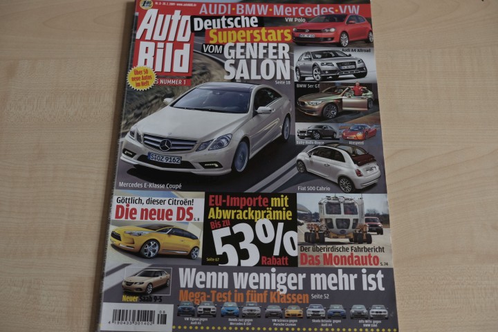 Deckblatt Auto Bild (08/2009)